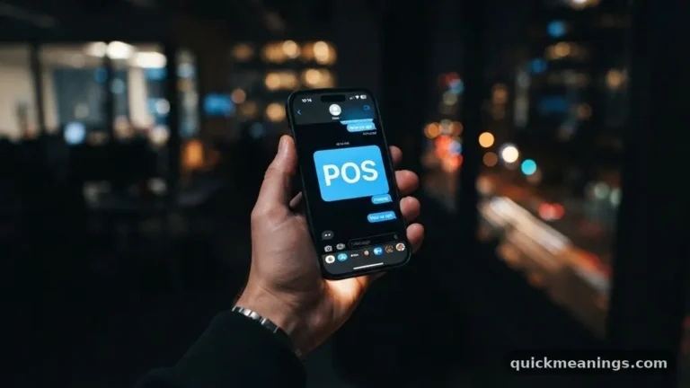 POS Meaning in Slang: Definition, Usage & Examples